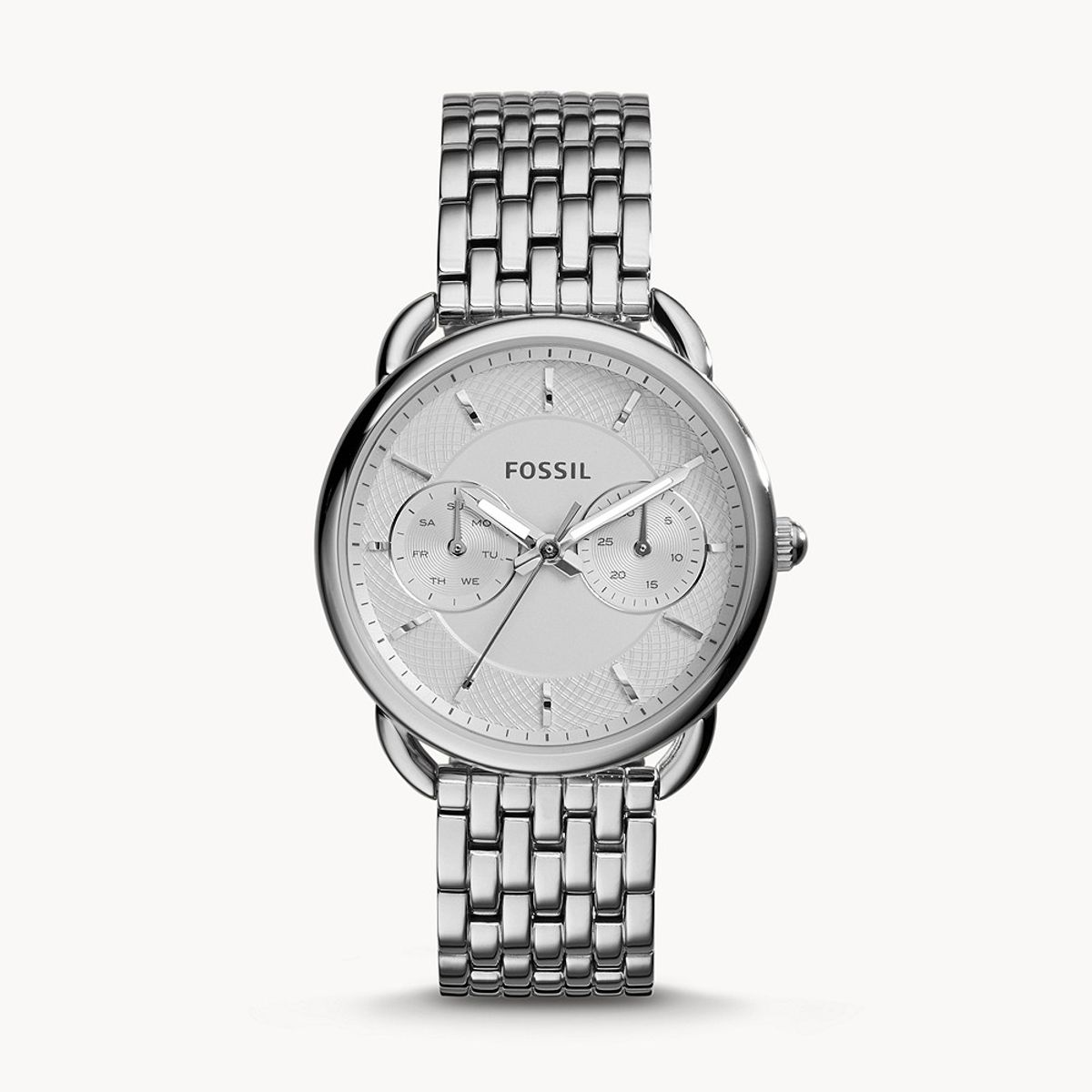 FOSSIL - Reloj Fossil Tailor ES3712 Plateado De Acero inoxidable Para Mujer.