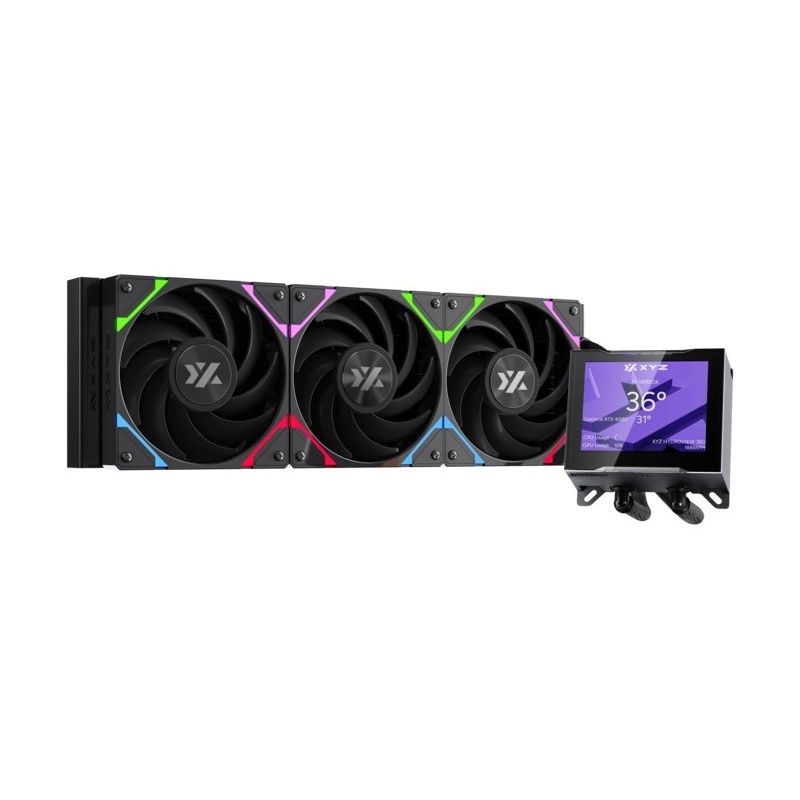 GENERICO - Refrigeración Líquida XYZ HYDROVIEW 360 LCD 35 A-RGB IntelAMD