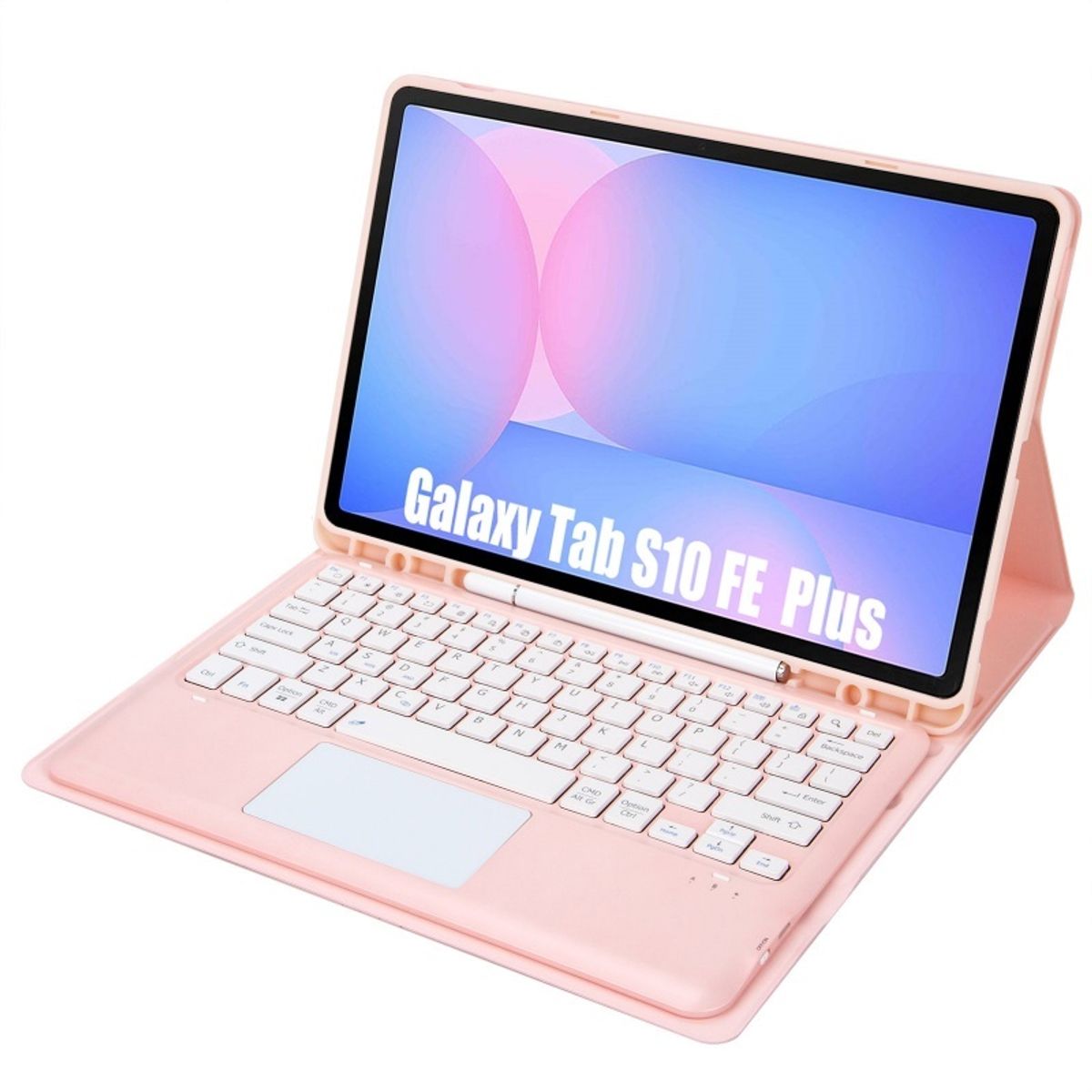 RENVMEXY - Teclado táctil A820B-A rosa para Samsung Tab S10 FE Plus 131pulgadas