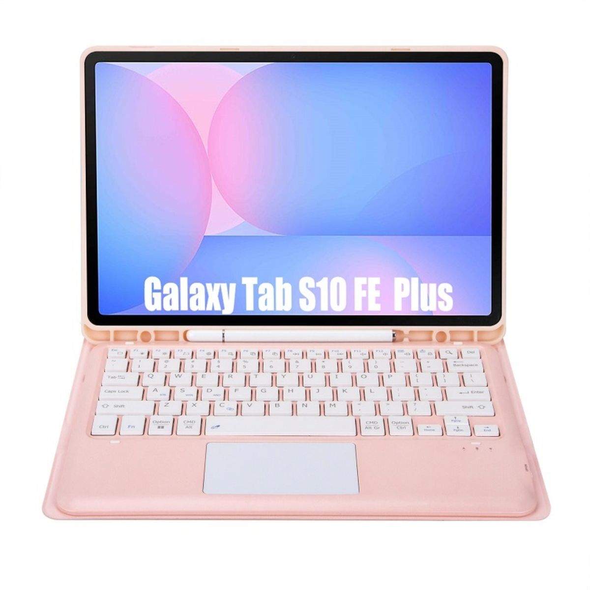 RENVMEXY - Teclado táctil A820B-A rosa para Samsung Tab S10 FE Plus 131pulgadas