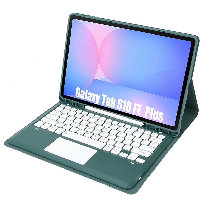 RENVMEXY - Teclado táctil A820B-A verde para Samsung Tab S10 FE Plus 131pulgadas