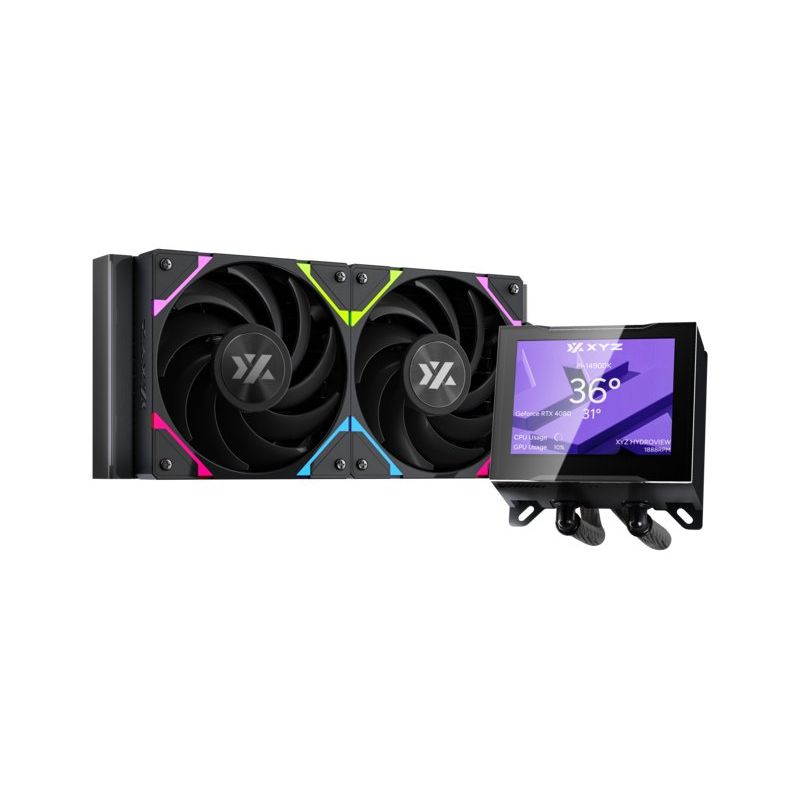 GENERICO - Refrigeración Líquida XYZ HYDROVIEW 240 LCD 35 A-RGB IntelAMD