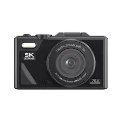 RENVMEXY - Cámaras digitales 5K 75MP WiFi 18X zoom W1 negra 64GB