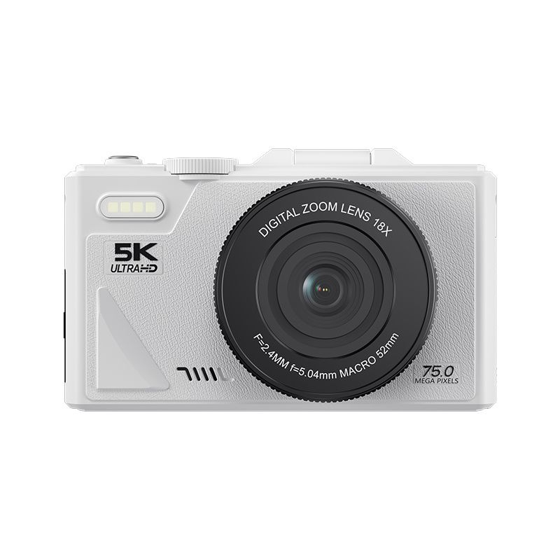 RENVMEXY - Cámaras digitales 5K 75MP WiFi 18X zoom RENVMEXY W1 blanca 64GB