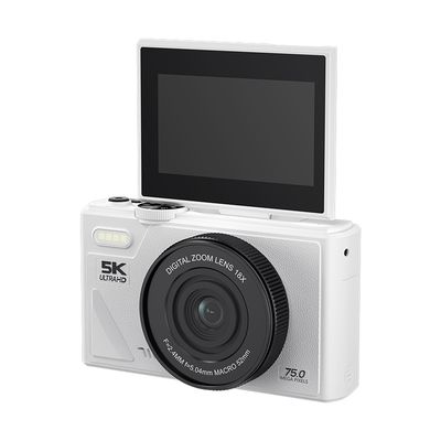 Imagen 2 del producto Cámaras digitales 5K 75MP WiFi 18X zoom W1 blanca 64GB