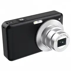RENVMEXY - Cámaras digitales 8MP zoom óptico 6X R1 Negra 64GB 4K+estab