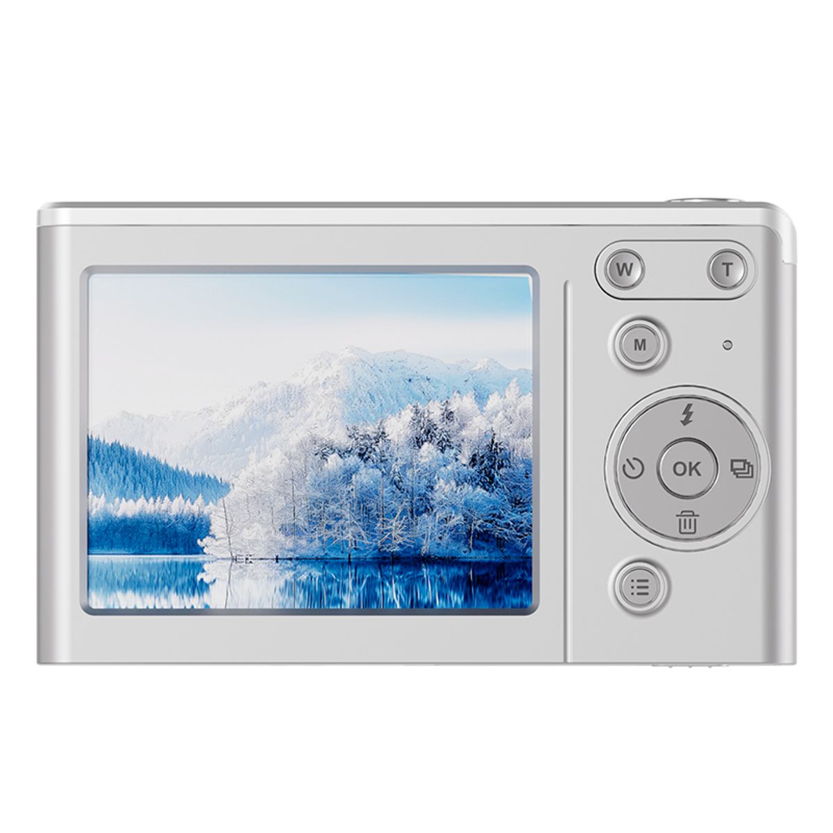 RENVMEXY - Cámara 4K RENVMEXY M06 Plateada 50MP AF 64GB Pantalla IPS 3