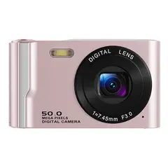RENVMEXY - Cámara M13 Rosa - Selfies 50MP Luz Noche.