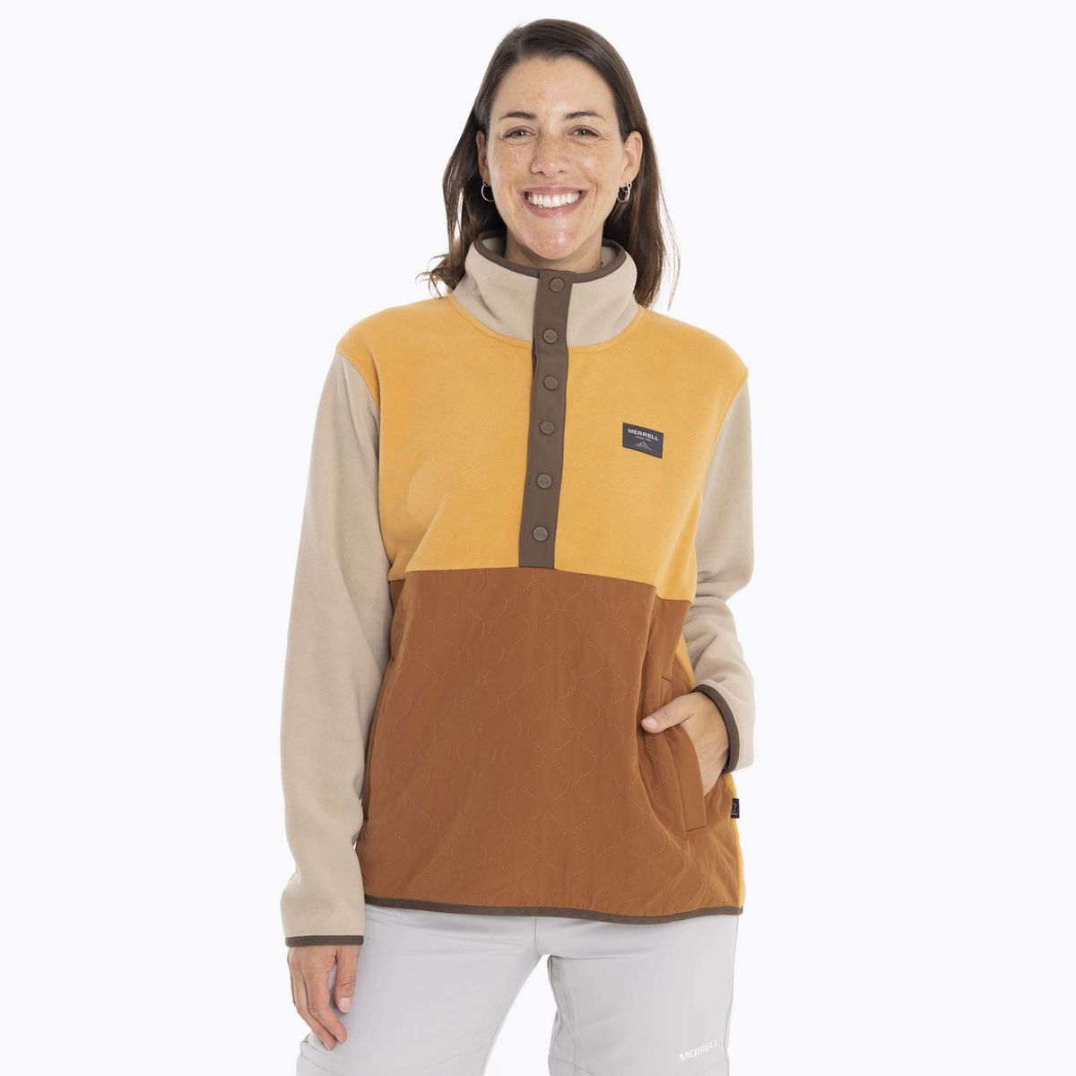 MERRELL - Polar Mujer Utukok Microfleece Mostaza MERRELL