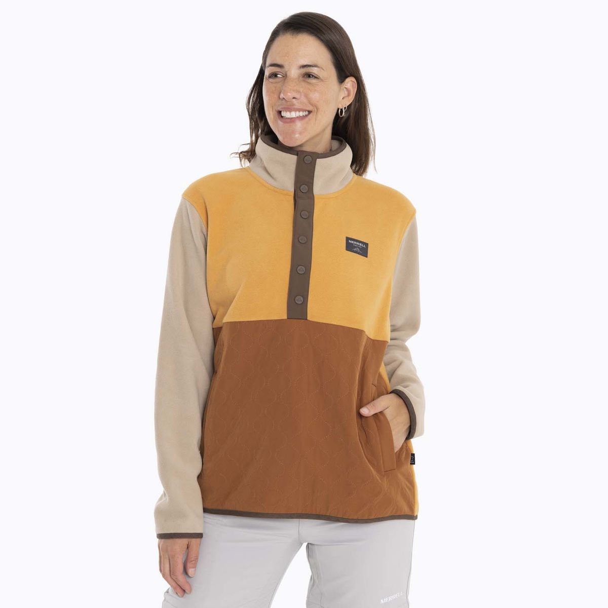 MERRELL - Polar Mujer Utukok Microfleece Mostaza MERRELL