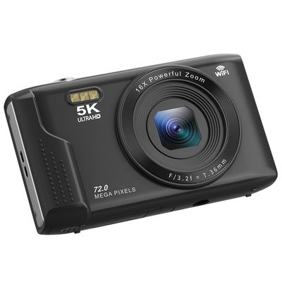 Imagen 2 del producto Cámara Digital S95PRO Negra 5K｜72MP Real + Zoom 16X｜Incluye 64GB