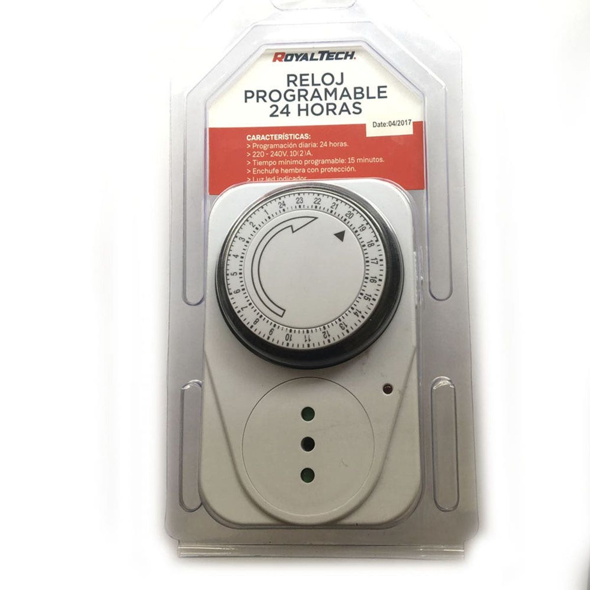 INTROTECH - Reloj Temporizador 15min 10A Royaltech