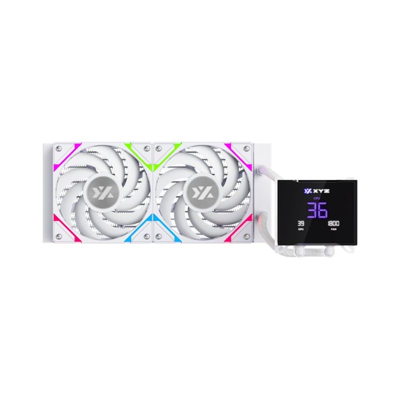 GENERICO - Refrigeración Líquida XYZ HYDROTEMP 240 White, LCD 3.5", Intel/AMD