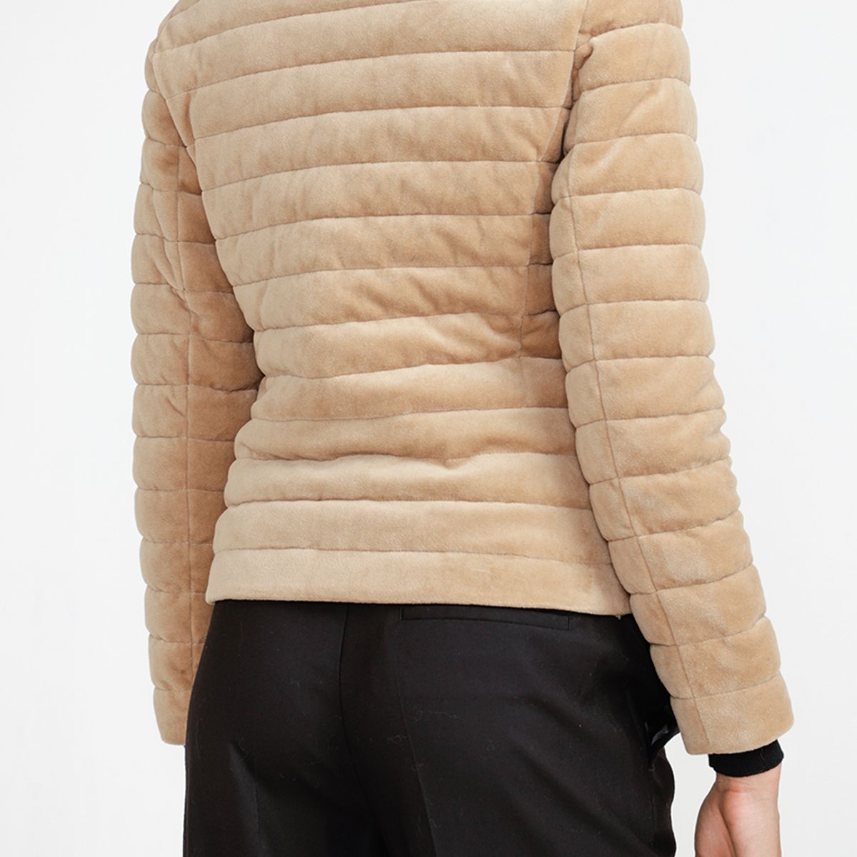 CANADIENNE - Parka Acolchada Mujer Algodón Beige Canadienne