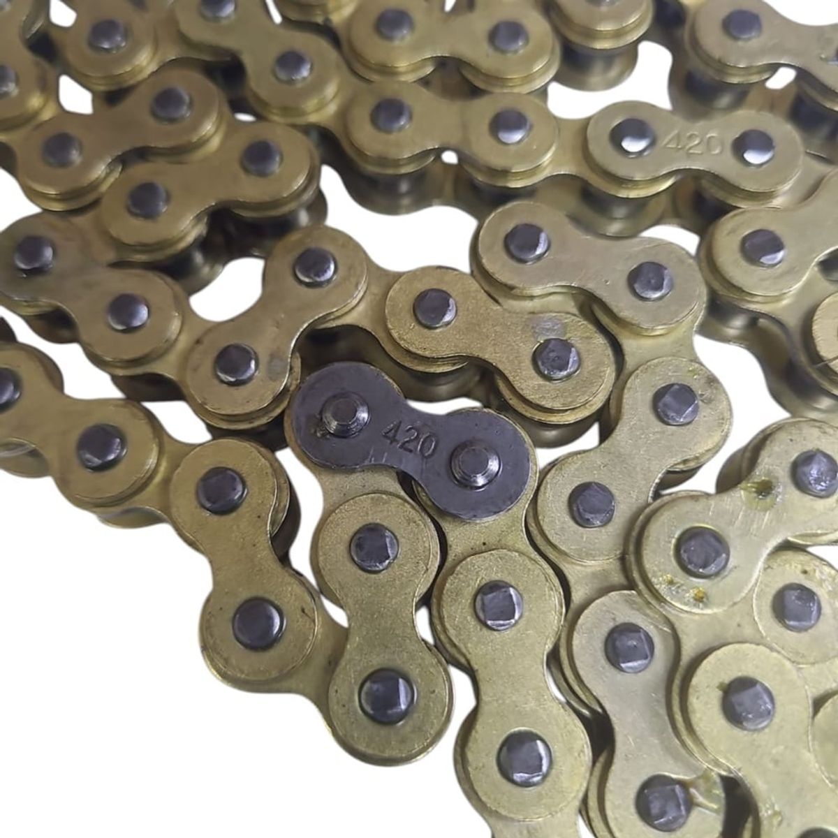 GENERICO - Cadena reforzada 420 X 132 Dorada VGL