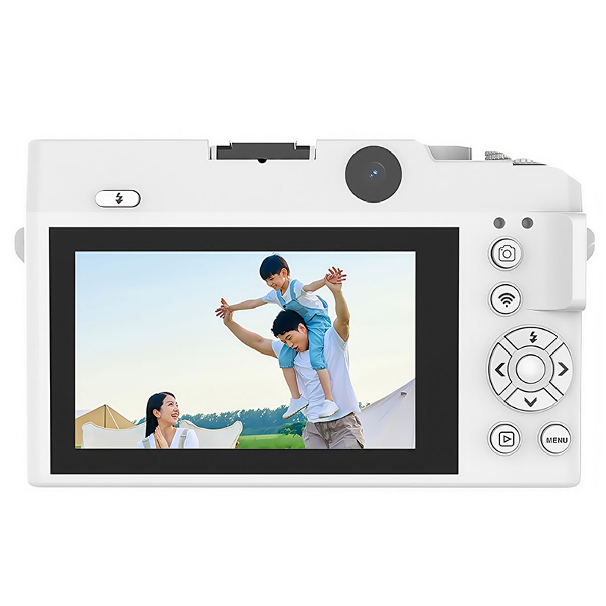 RENVMEXY - Cámaras digitales 4K 75MP Blanca + 64GB - WiFi y Oferta