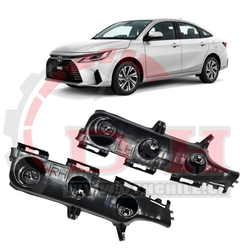 GENERICO - Par Mensulas Delanteras Compatible Toyota Yaris 2024-2025