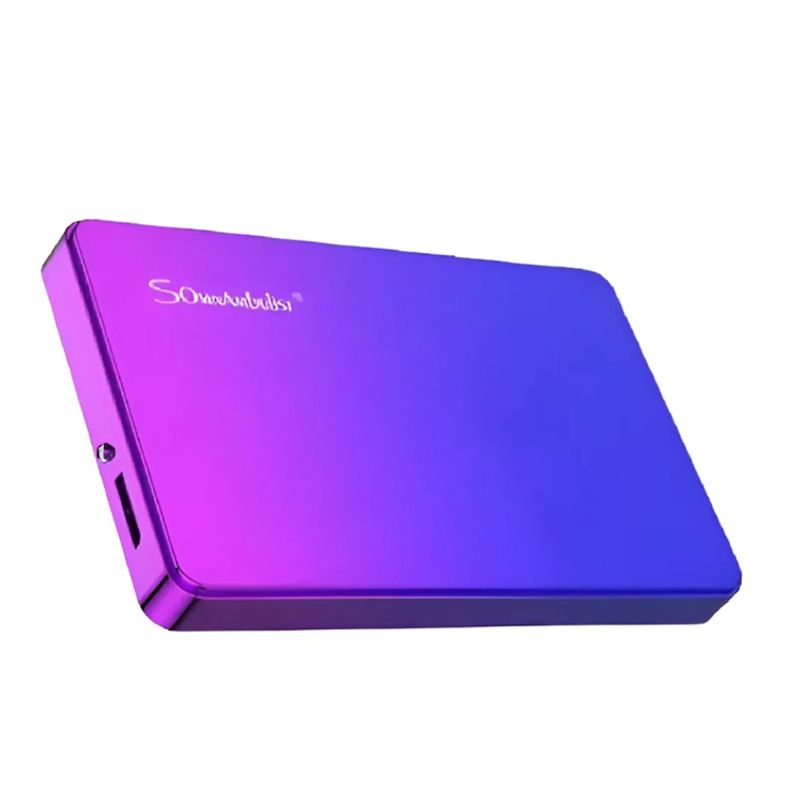 GENERICO - Disco Duro Externo Portatil HDD Solido Sonambulist 500GB Color Morado