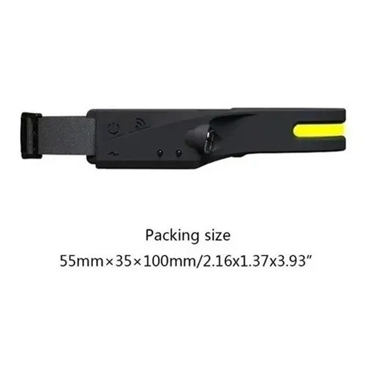 GENERICO - Pack X2 Linterna Frontal Led Con Sensor Luz Camping Minero
