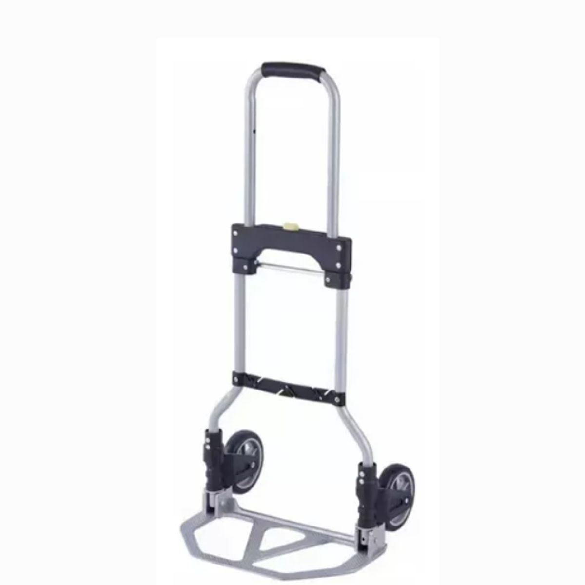 GENERICO - Carro Plegable De Carga Aluminio Tipo Yegua 80 Kilos Maximo Negro