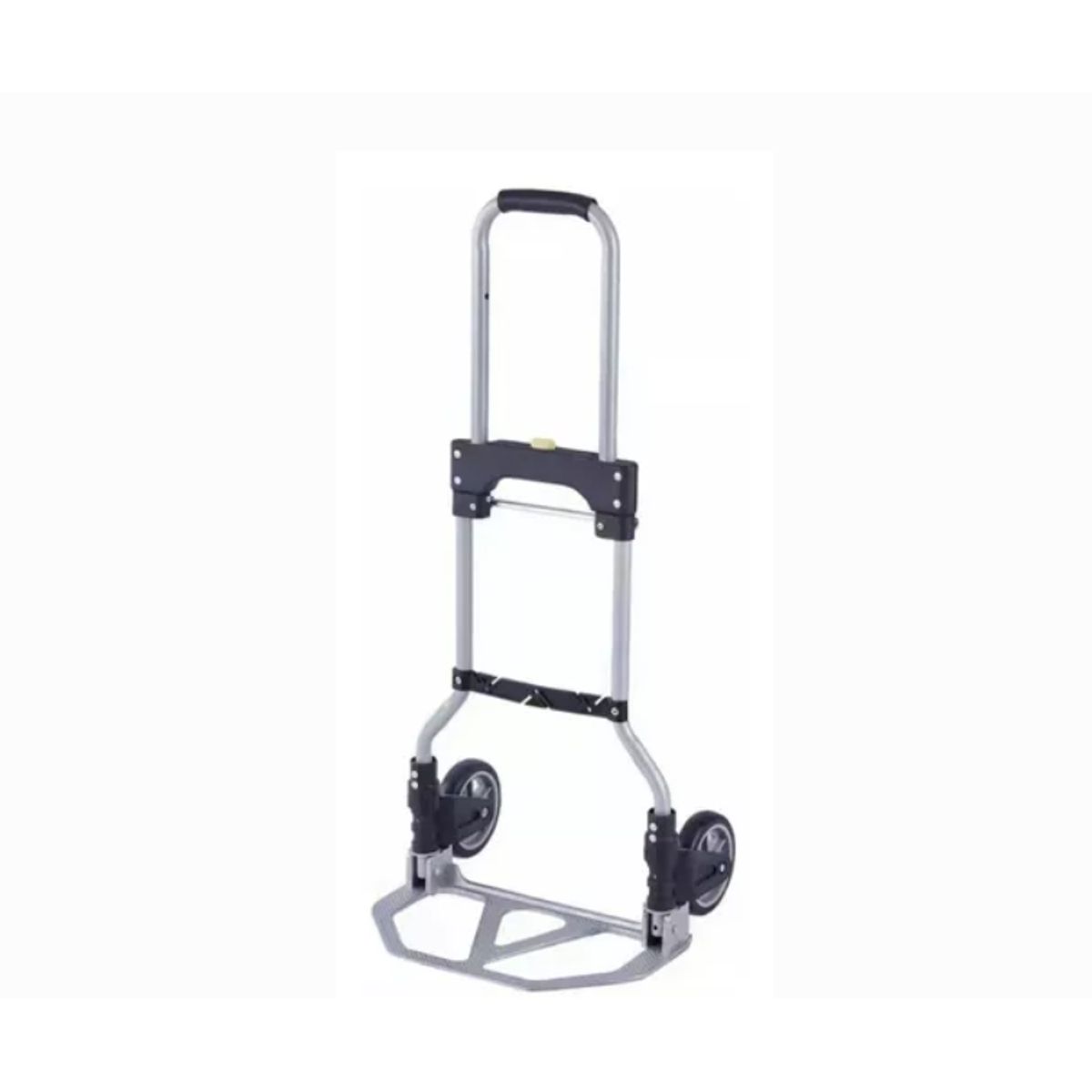 GENERICO - Carro Plegable De Carga Aluminio Tipo Yegua 80 Kilos Maximo Negro