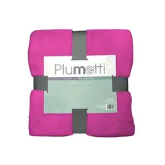 PLUMETTI - Manta Flannel (127 X 152 Cm) Color fuscia