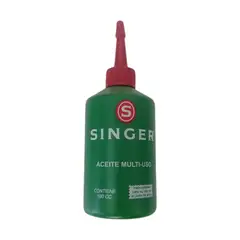 SINGER - Aceite máquina de coser doméstica 100cc