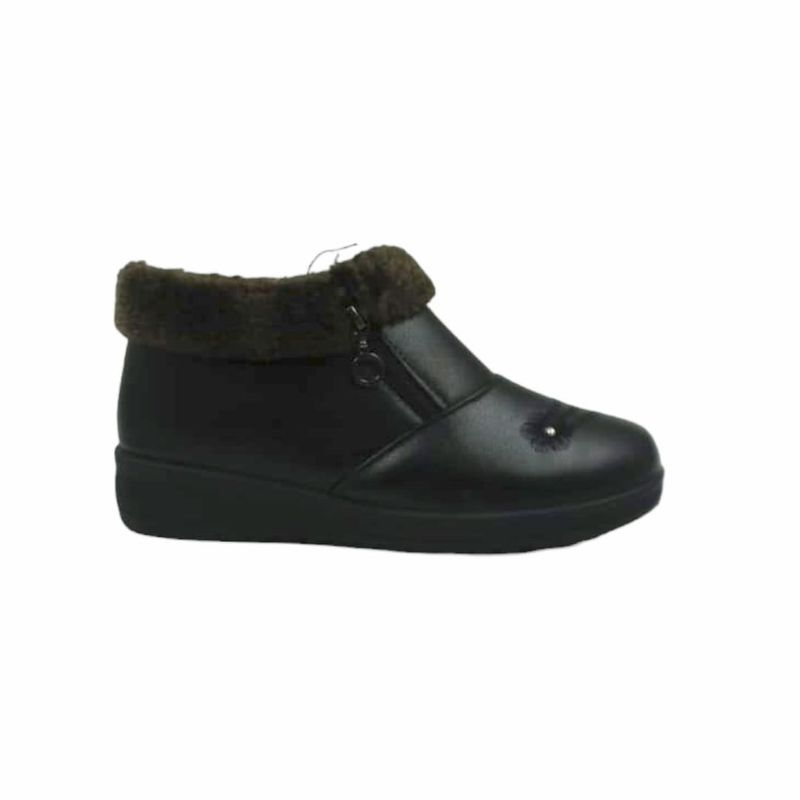 HERIEL - Zapatilla Negra Chiporro Mujer