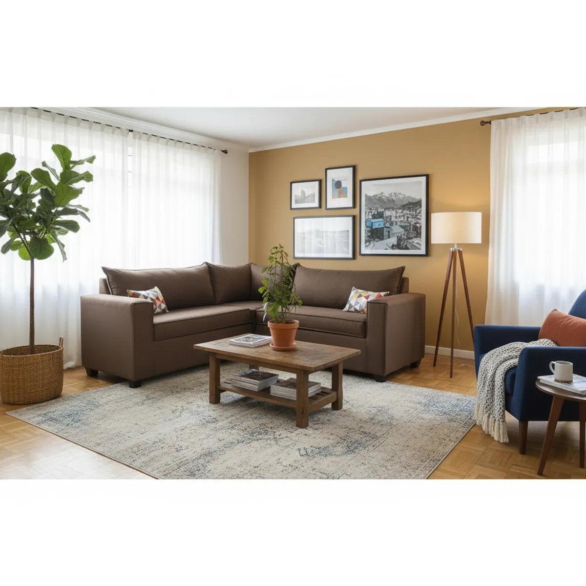 MEXX MUEBLES - Sofa Seccional Tulum 4 Cuerpos Tela