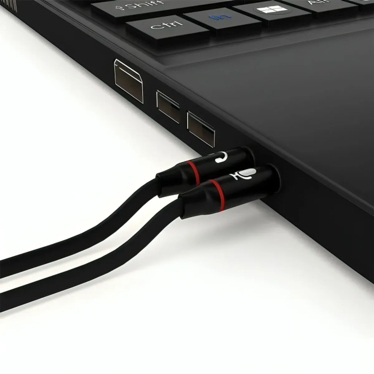 GENERICO - Cable Adaptador 35mm Para Audifonos Con Micrófono