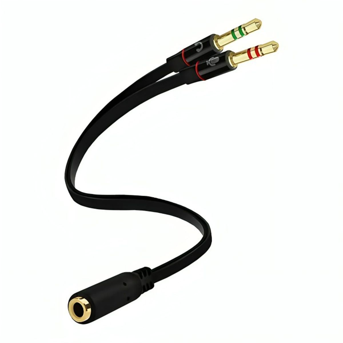 GENERICO - Cable Adaptador 35mm Para Audifonos Con Micrófono