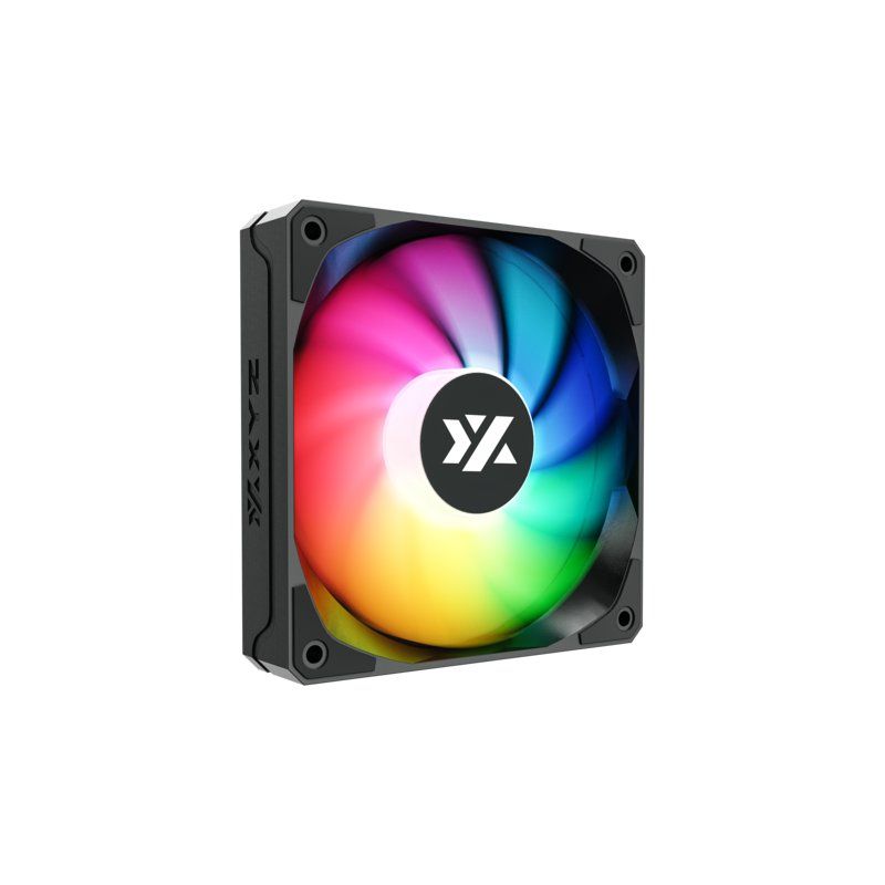 GENERICO - Ventilador para Gabinete XYZ PULSAR A-RGB PWM, 120mm, 1800 RPM, Negro