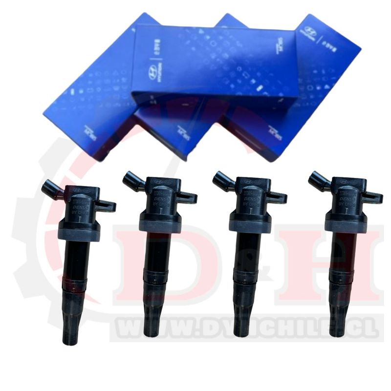 GENERICO - Juego 4 Bobinas Originales kia rio 4c-5c 1.4 2017-2019