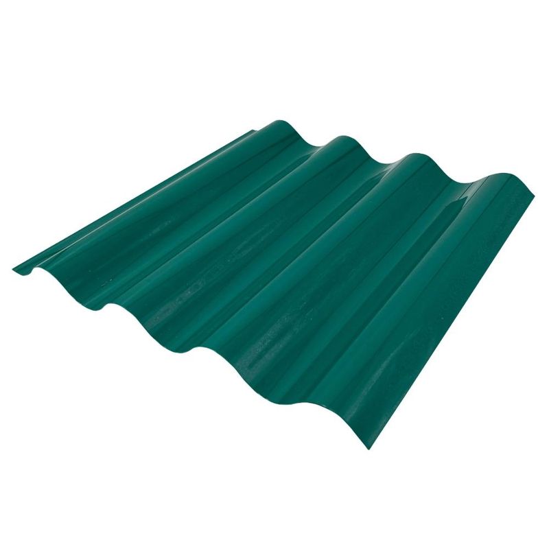DVP - Polionda Acanalado Verde Mate 07x081x2mts