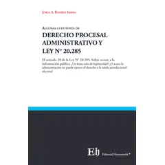 EDITORIAL HAMMURABI - DERECHO PROCESAL ADMINISTRATIVO Y LEY N° 20.285