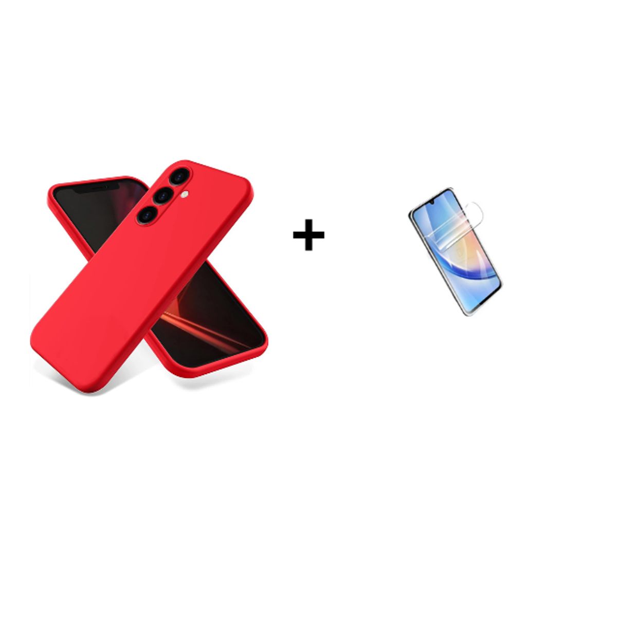 GENERICO - Kit Carcasa Silicona con Lamina Hidrogel Para Samsung A26