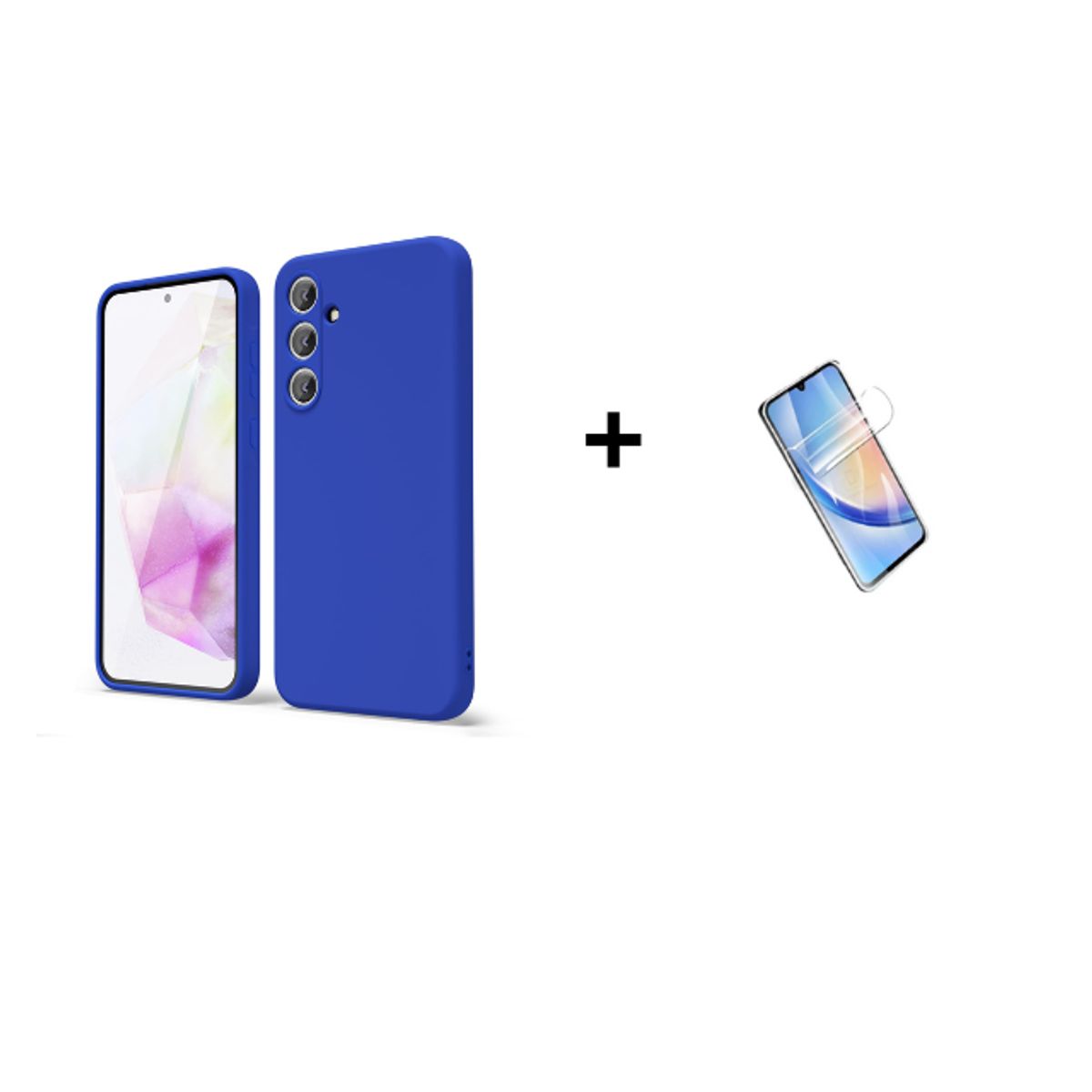 GENERICO - Kit Carcasa Con Lamina de Hidrogel Para Samsung A26