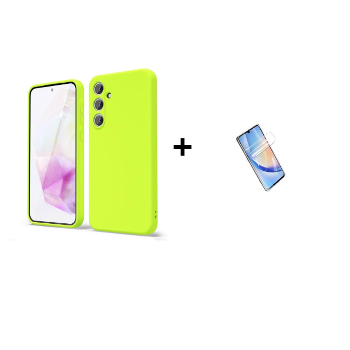 GENERICO - Kit Carcasa Con Lamina de Hidrogel Para Samsung A26