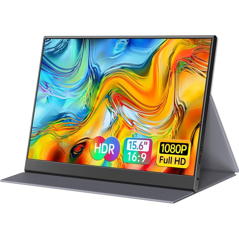 FORHELP - Monitor portátil de 15,6 pulgadas 1080P USB-C HDMI ForHelp
