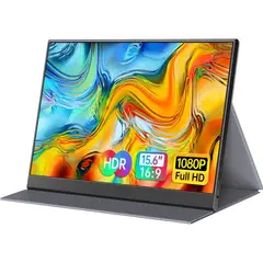 FORHELP - Monitor portátil de 15,6 pulgadas 1080P USB-C HDMI