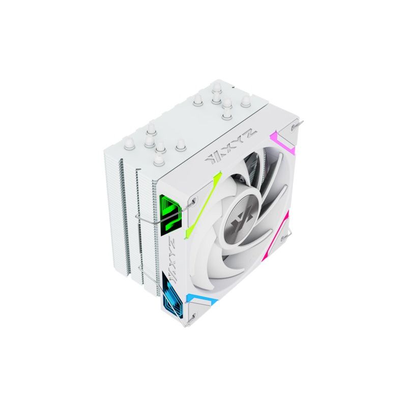 GENERICO - Disipador para CPU XYZ THERMAX 6, 6 Heatpipes, A-RGB, Blanco