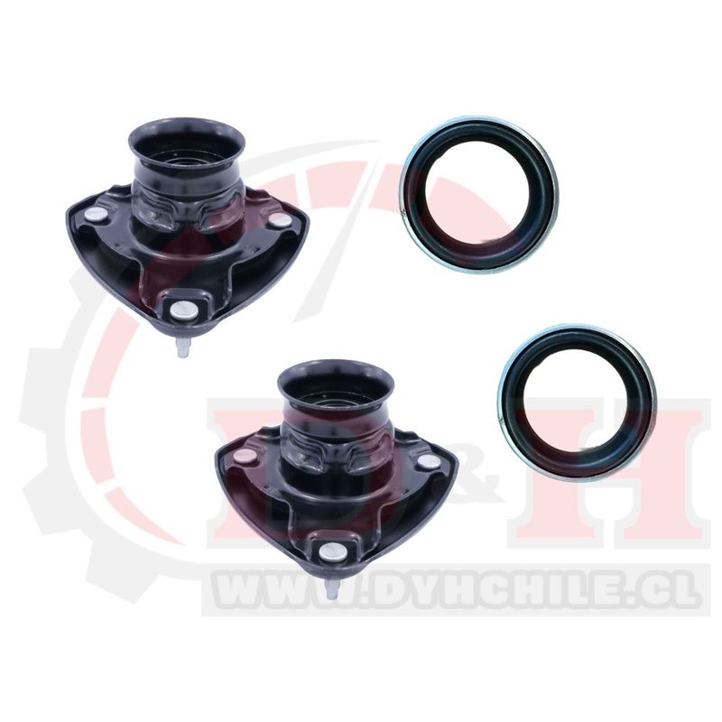 GENERICO - Kit Cazoletas + Rodamientos hyundai accent new 2006-2011 1e