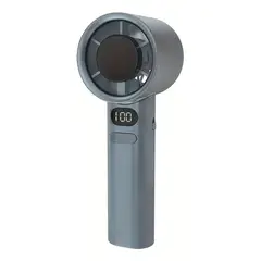 MUNDO MAGIA - Mini Ventilador Portátil De Mano Recargable Pantalla Digital