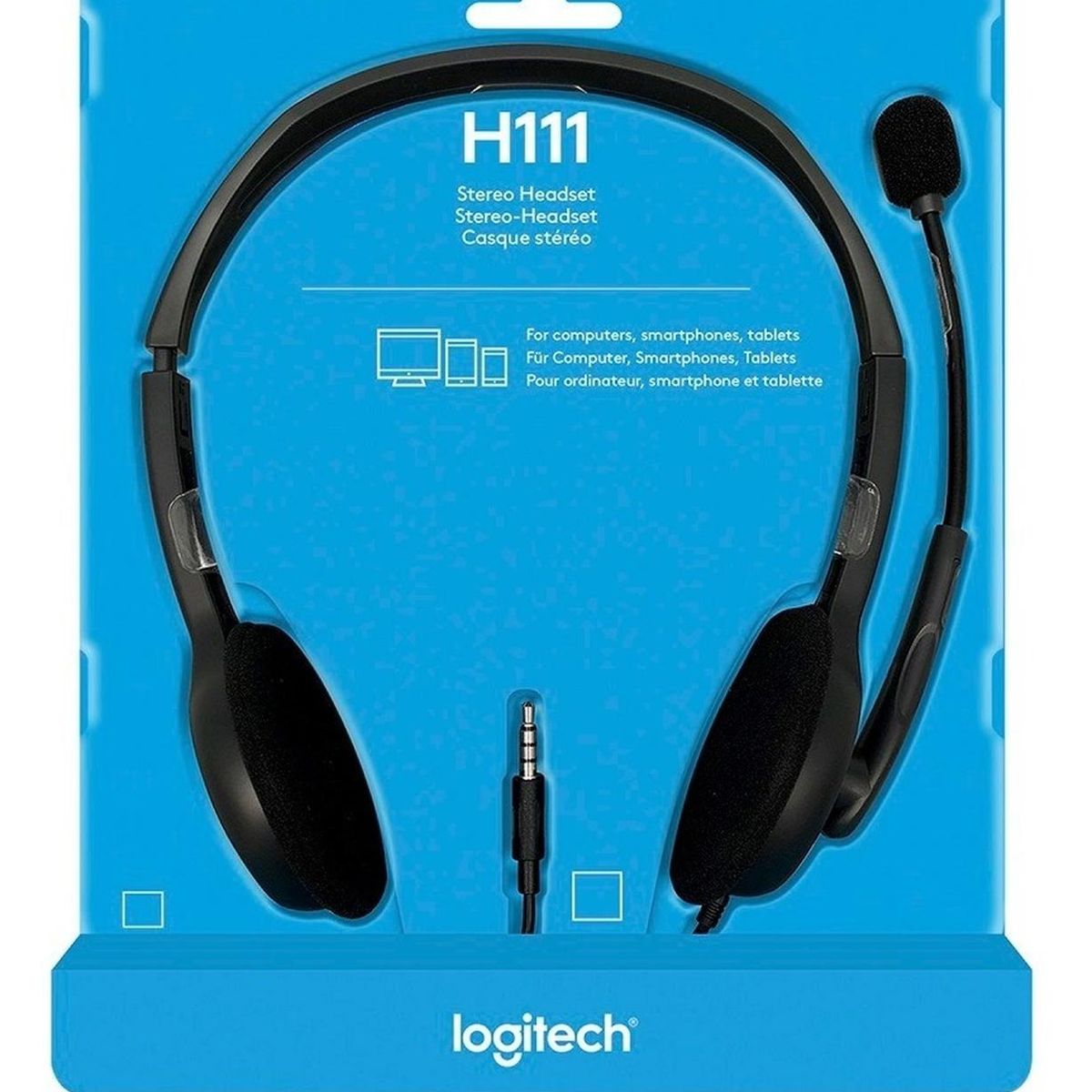 LOGITECH - Audifono Stereo Headset H111 Logitech