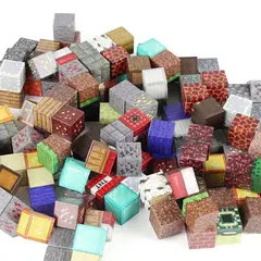 MUNDO MAGIA - Set 50 Bloques Magnéticos Cubos Pixel Al Azar De 2 cm