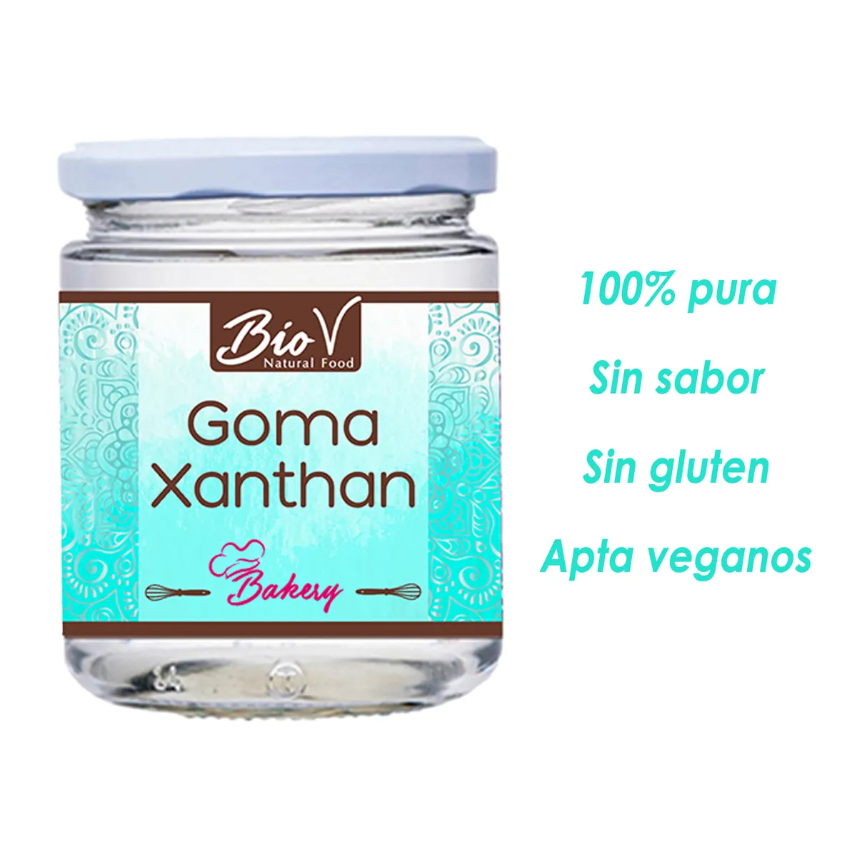 BIOV - Goma Xanthan 250g Sin Gluten Vegano Bio V