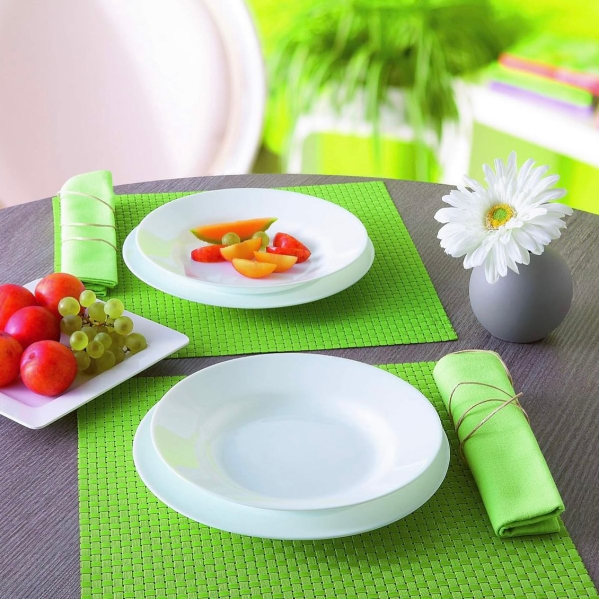 LUMINARC - Juego De Vajilla 18 Piezas Everyday Luminarc Francés