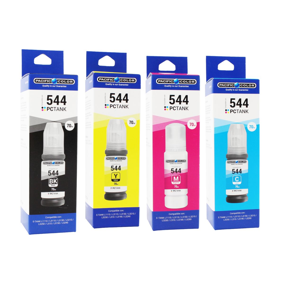 GENERICO - PACK TINTA ALTERNATIVA T544 PARA EPSON L3110 L3150 L3210 L3250 L5190
