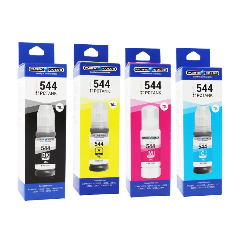GENERICO - PACK TINTA ALTERNATIVA T544 PARA EPSON L3110 L3150 L3210 L3250 L5190