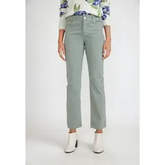 CANADIENNE - Pantalón Básico Mujer Algodón Peruano Verde